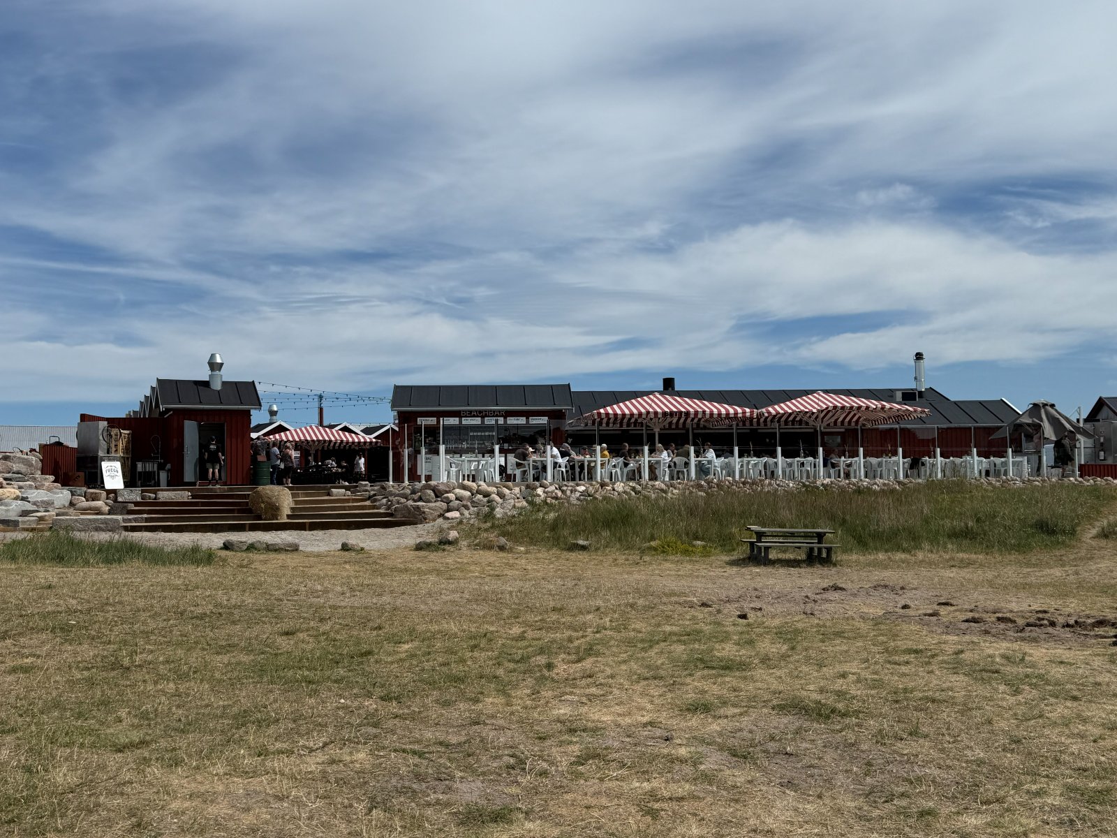 Betty Beach street food ved havnen i Gilleleje